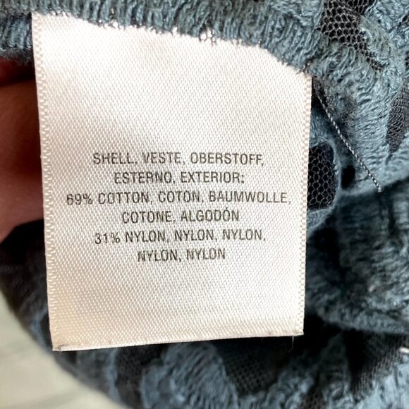 Meadow Rue grey ombré crocheted lace top - Picture 7 of 8